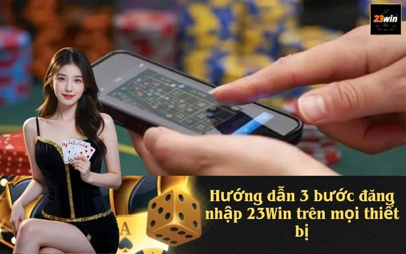 Hướng dẫn 3 bước đăng nhập 23Win trên mọi thiết bị
