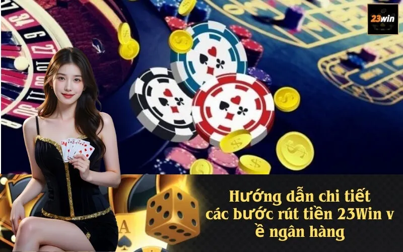Hướng dẫn chi tiết các bước rút tiền 23Win về ngân hàng